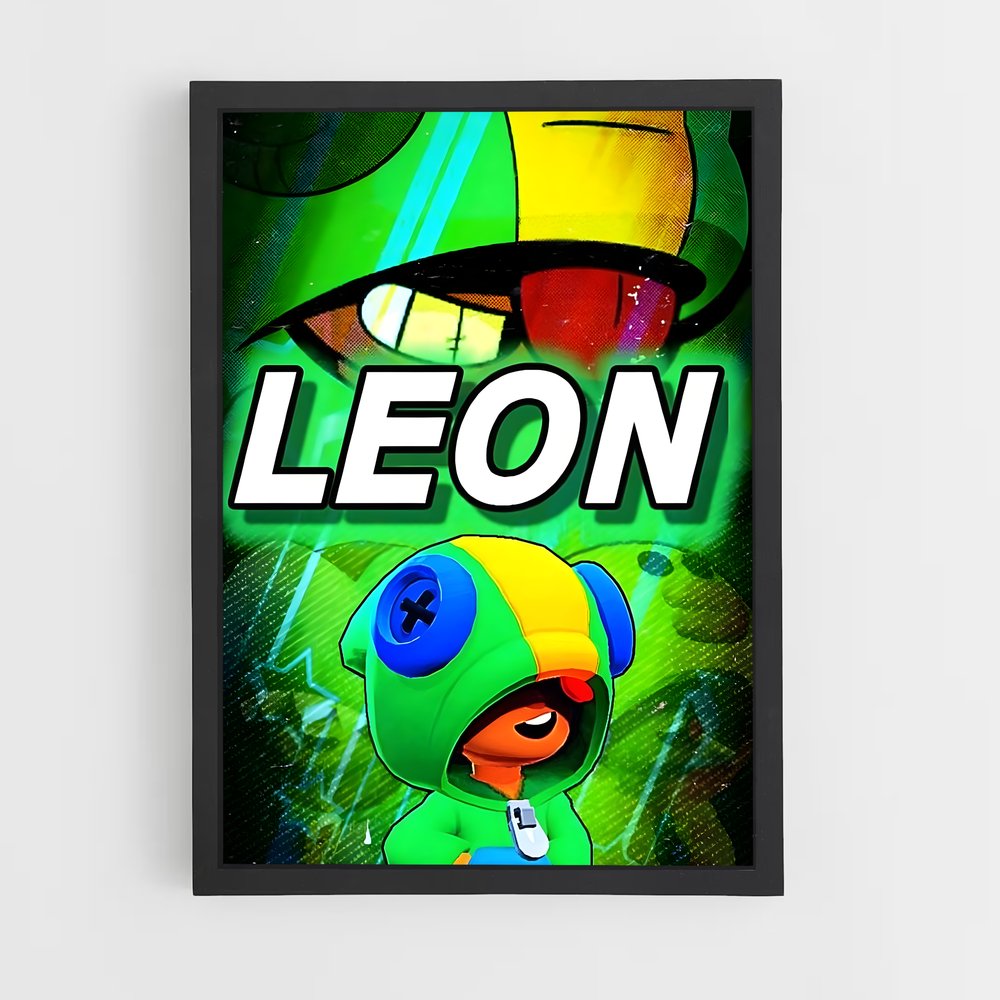 Poster Leon la Légende – affiche Brawl Star (vue 2)